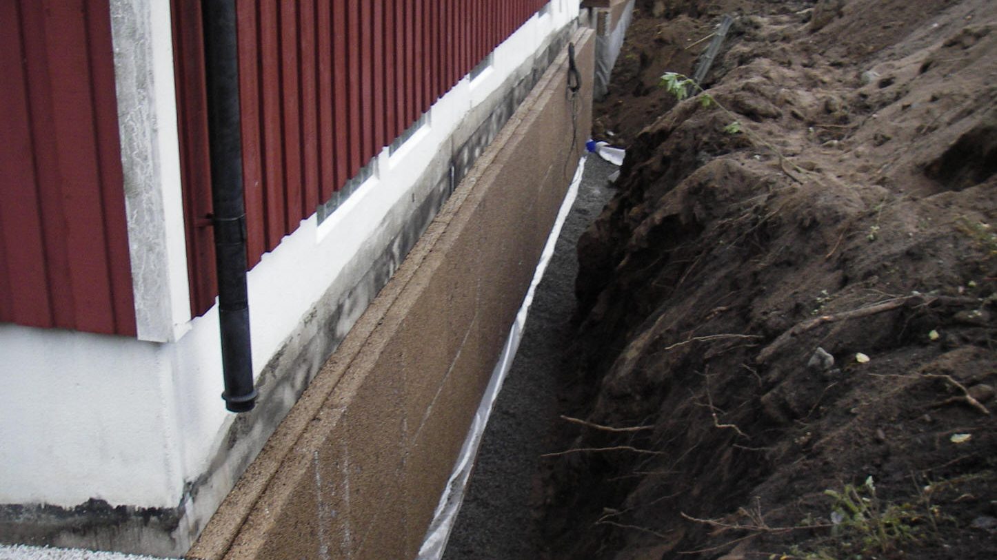 dränering vid hus