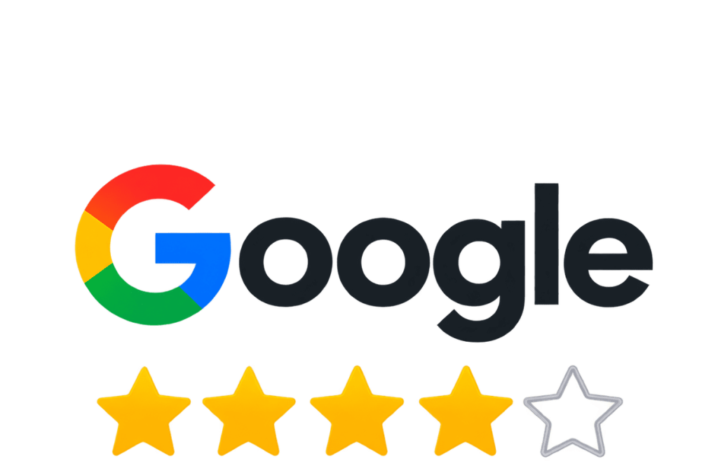 genomsnittligt betyg från Google med betyg 4,0 av 5,0